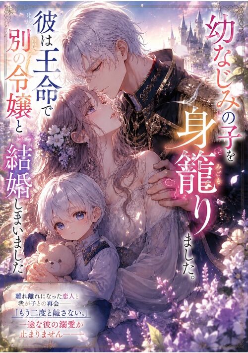 『幼なじみの子を身籠りました。けれど彼は王命で別の令嬢と結婚してしまいました』（由香） 表紙