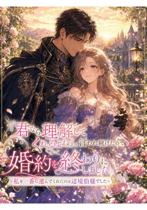 『「君なら理解してくれるよね」と言われ続けたので婚約を終わりにしました～私を一番に選んでくれたのは辺境伯様でした～』（桜塚あお華） 表紙