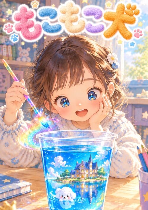もこもこ犬