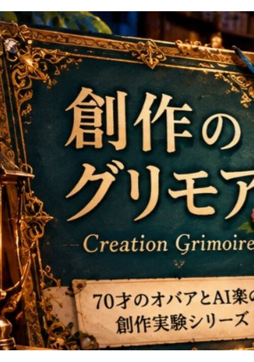 『創作のグリモア  特に犯罪小説について』（藤森馨髏 (ふじもりけいろ)） 表紙