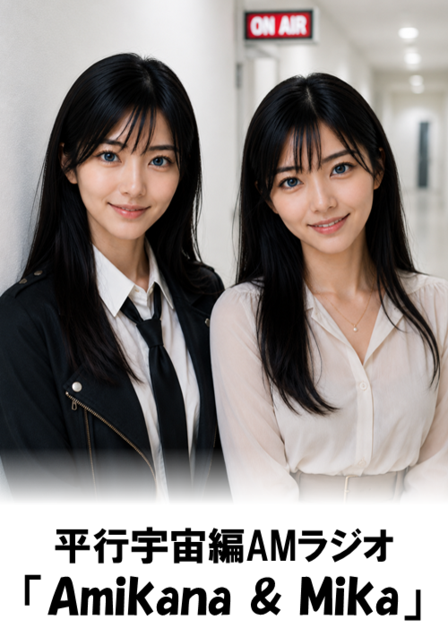 『平行宇宙編AMラジオ「Amikana & Mika」』（刹那メシ） 表紙