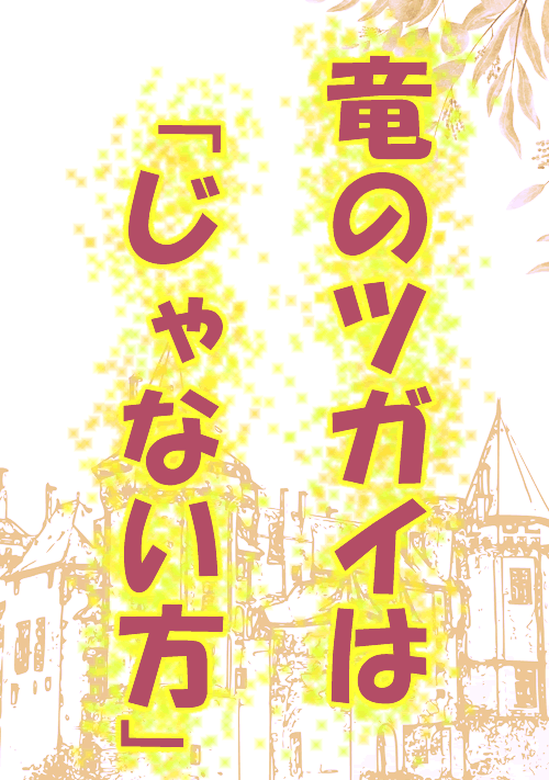 『竜のツガイは「じゃない方」』（みこと。） 表紙