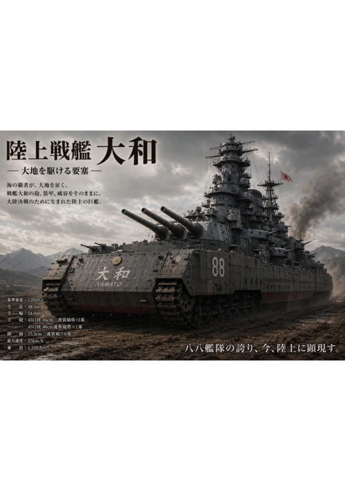 鋼鉄の行進～陸上戦艦八八艦隊～ 表紙