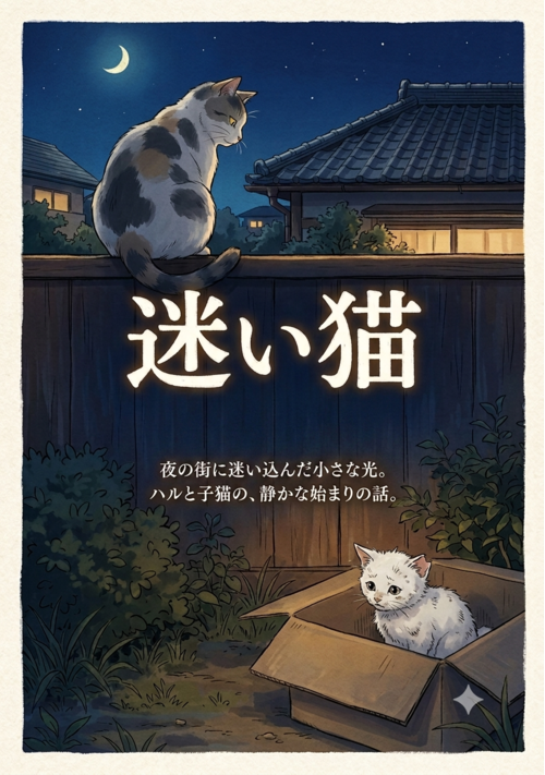 『【連作短編027】 迷い猫 全10話　―夜の街に、名前のない者たちがいる―』（マチャオ） 表紙