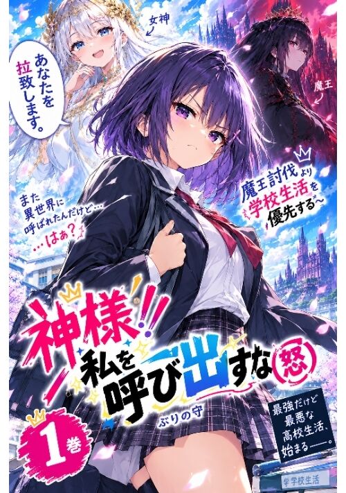 神様！！呼び出すな(怒)〜女神に拉致された女子高生、魔王討伐より学校生活を優先する〜