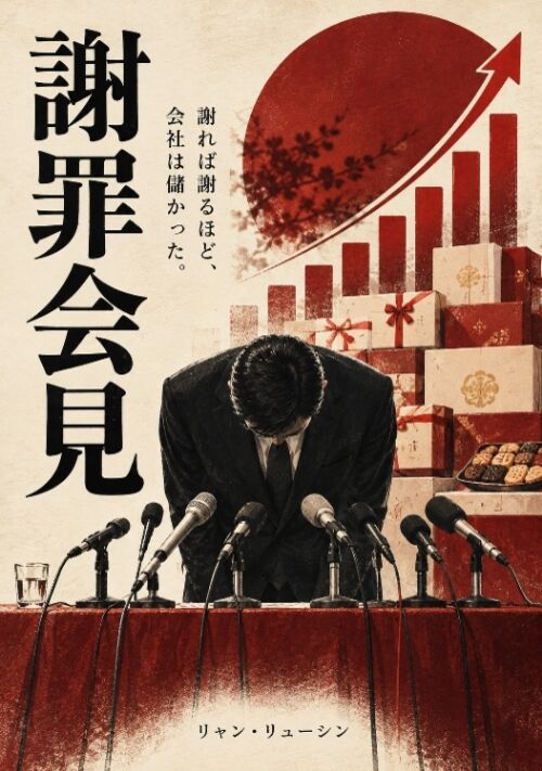 『謝罪会見』（リャン・リューシン） 表紙