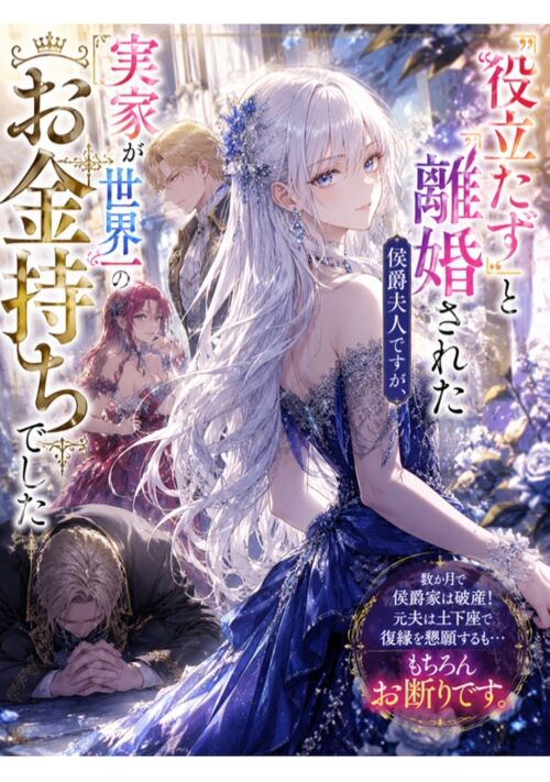 『「役立たず」と離婚された侯爵夫人ですが、実家が世界一のお金持ちでした』（由香） 表紙