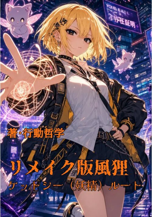 『リメイク版風狸譚「ケットシー（妖精）」ルート』（行動哲学） 表紙