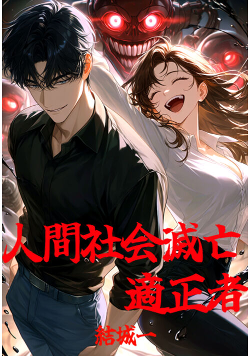 『人間社会滅亡適正者』（結城一） 表紙