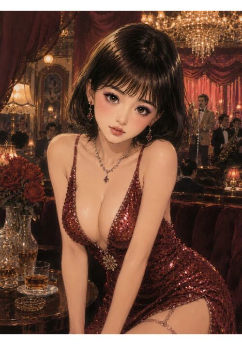 『純情ホステスの純愛芝居』（長月猛夫） 表紙