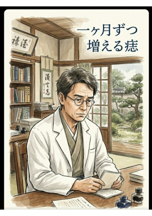 『一ヶ月ずつ増える痣』（華愁） 表紙
