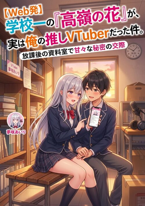 【Web発】学校一の『高嶺の花』が、実は俺の推しVTuberだった件。放課後の資料室で甘々な秘密の交際 