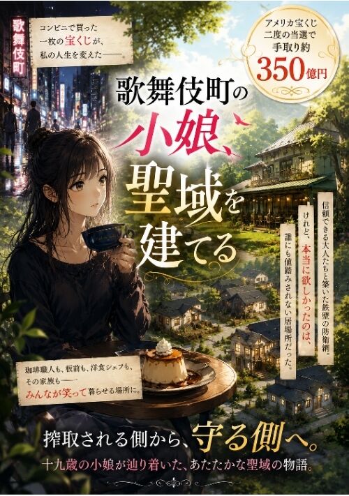 『歌舞伎町の小娘、聖域を建てる』（aya） 表紙