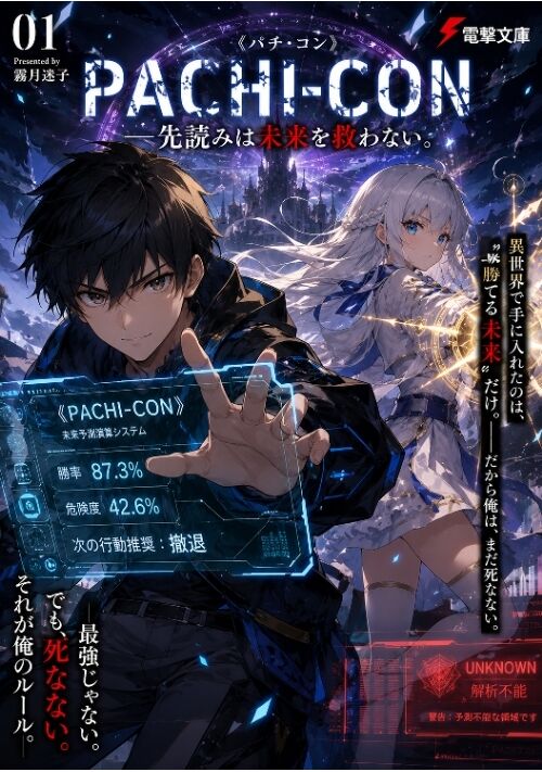 『《PACHI-CON》──先読みは未来を救わない。』（トンカツうどん） 表紙