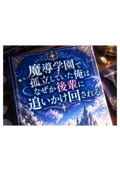 『魔導学園で孤立していた俺はなぜか後輩に追いかけ回される』（夜納木ナヤ） 表紙