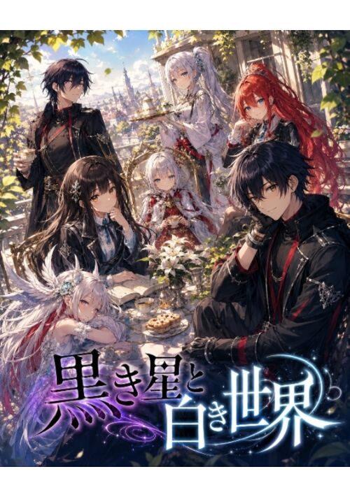 黒き星と白き世界。