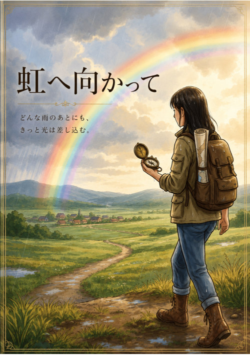 『虹へ向かって』（最高の晩餐） 表紙