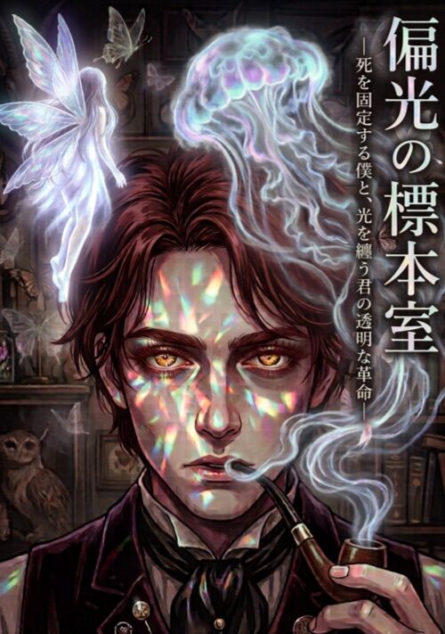 偏光の標本室 ―死を固定する僕と、光を纏う君の透明な革命―