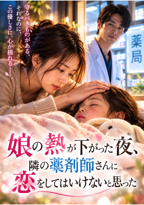 『娘の熱が下がった夜、隣の薬剤師さんに恋をしてはいけないと思った』（ちょこまろ） 表紙