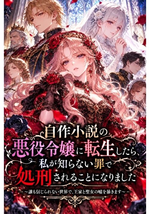 『自作小説の悪役令嬢に転生したら、私が知らない罪で処刑されることになりました～誰も信じられない世界で、王家と聖女の嘘を暴きます～』