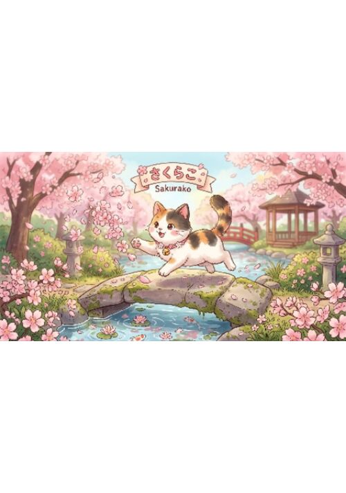 『さくらこちゃんとはるのにわ』（絵麻） 表紙