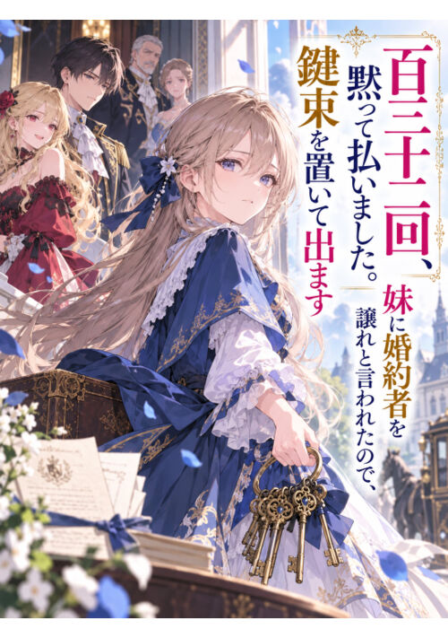 百三十二回、黙って払いました。妹に婚約者を譲れと言われたので、鍵束を置いて出ます 表紙