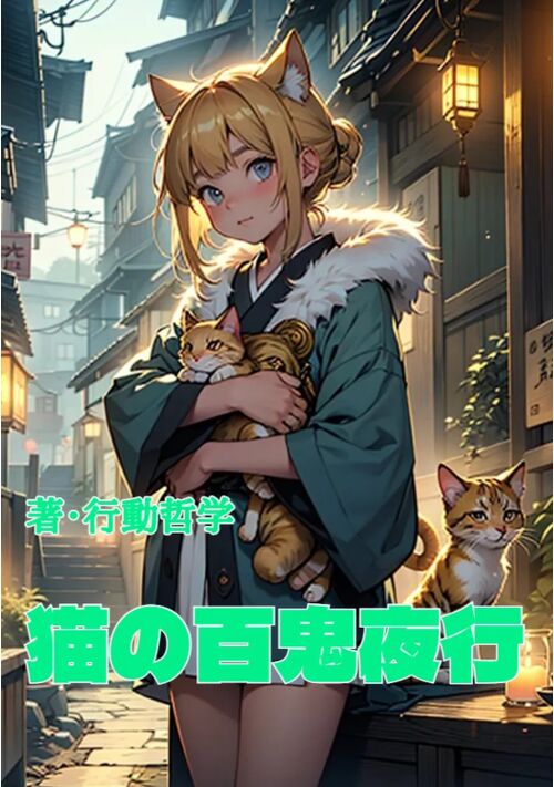 『猫の百鬼夜行』（行動哲学） 表紙