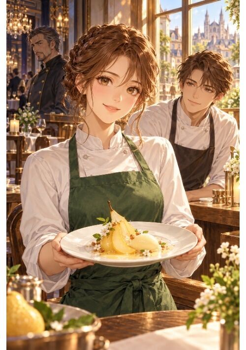 『【新作】私のデザートを自分の手柄にしたシェフは、嘘がばれて客を失いました―今さら戻れと言われても、お断りです―』（しばゎんゎん） 表紙