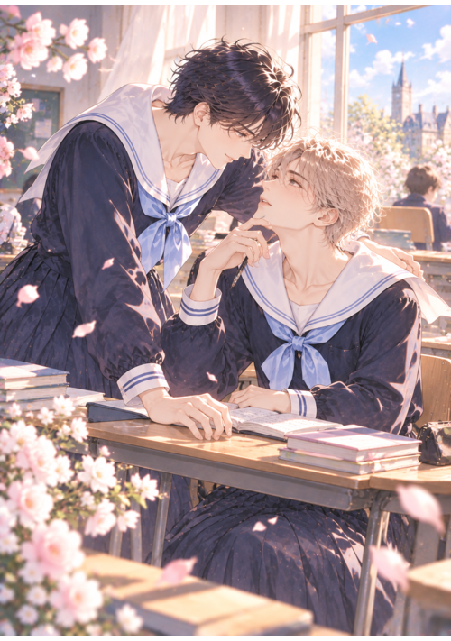 俺のセーラー服姿、どう？　～男子校のセーラー組と学ラン組～