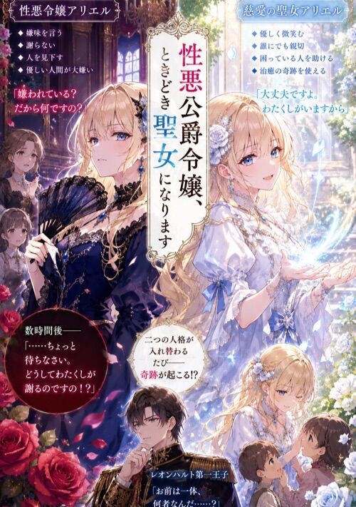 朝起きたら二重人格でした ～性悪公爵令嬢、ときどき聖女～