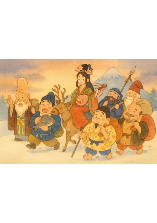 七福神、祈紙を抱えて今日も時空を奔走