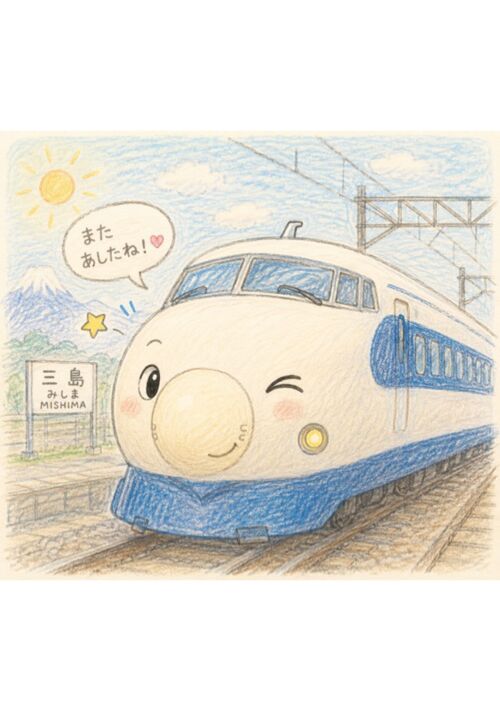『新幹線と目が合った！』（まいゆき） 表紙