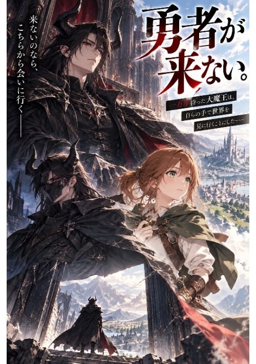 『『魔王様は冒険をはじめた』 ～勇者を一万年待っても来ないので、余から行くことにした～』（GARUD） 表紙