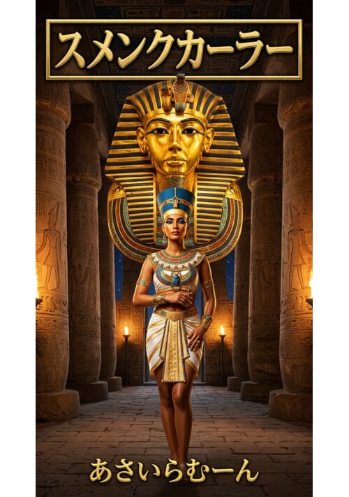 『スメンクカーラー　古代エジプトの消えた女王』（あさいらむーん） 表紙