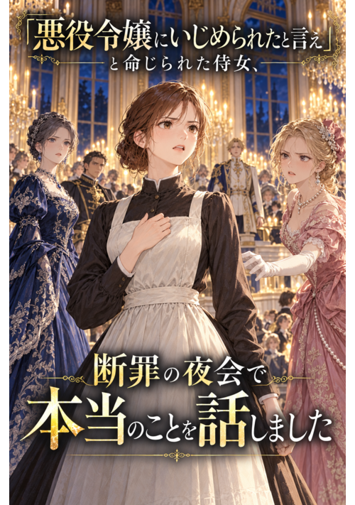 『悪役令嬢にいじめられたと言え』と命じられた侍女、断罪の夜会で本当のことを話しました 表紙