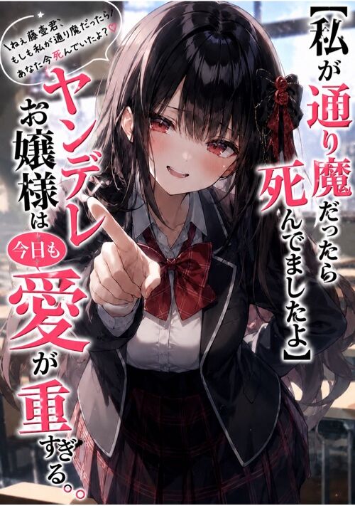 『【私が通り魔だったら死んでましたよ】ヤンデレお嬢様は今日も愛が重すぎる。。』（神崎あら） 表紙