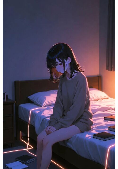『凪—アセクシャルで境界性パーソナリティ障害で、それでも—』（霧人　イスラエル・ハイム） 表紙