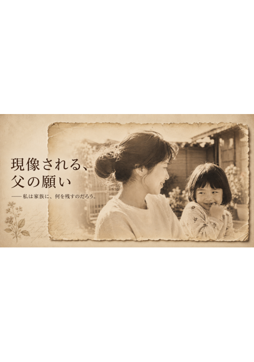 現像される、父の願い