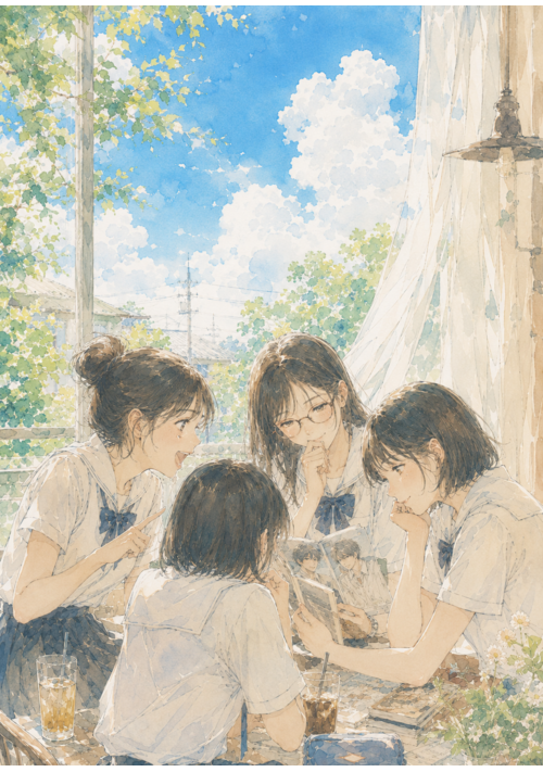 あの夏、腐女子四人は旧校舎を走った　～男子だけが知る秘密を探して～