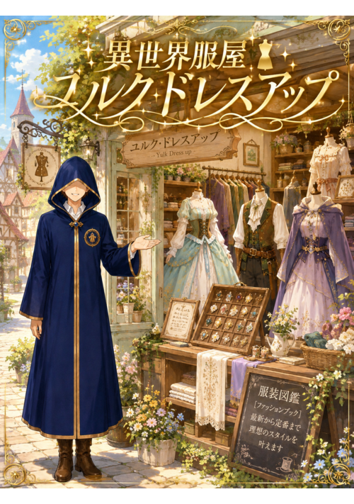 異世界服屋ユルクドレスアップ！ 万能スキル『服装図鑑』にお任せを。お似合いの一着をご提案します。