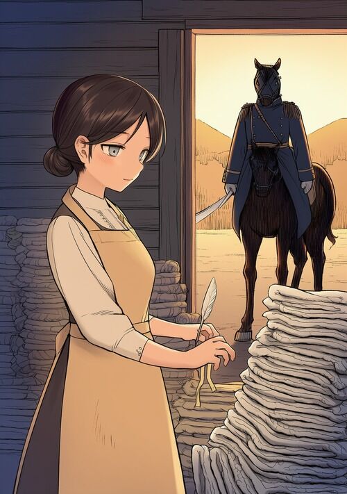 『戦地の将軍さまへ、毛布と塩をお送りします　～荷札に一筆添えて三年、いきなり求婚状が届きました～』（旅する書斎（☆ほしい）） 表紙