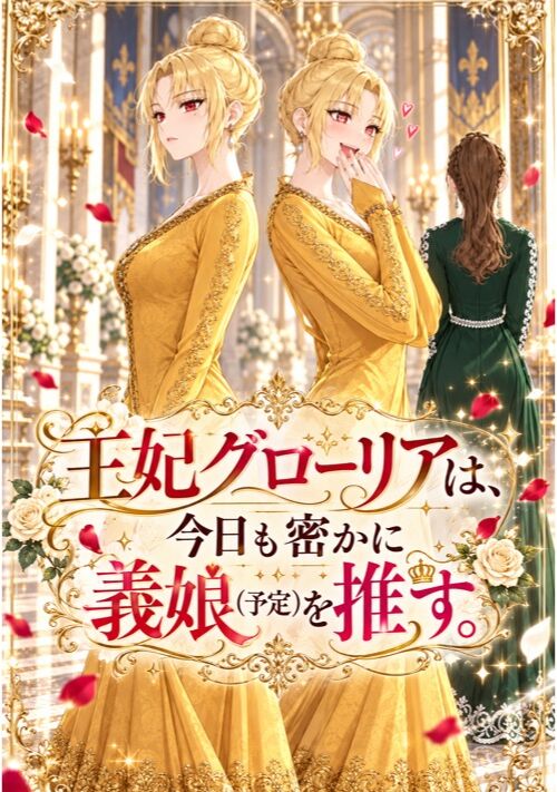 王妃グローリアは、今日も密かに義娘（予定）を推す。 表紙