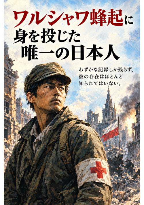 ワルシャワ蜂起に身を投じた唯一の日本人。わずかな記録しか残らず、彼の存在はほとんど知られてはいない。