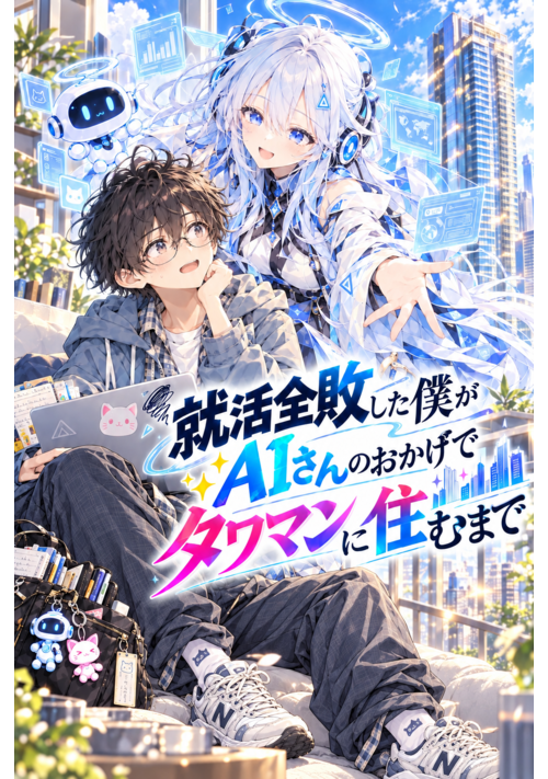 就活全敗した僕がAIさんのおかげでタワマンに住むまで