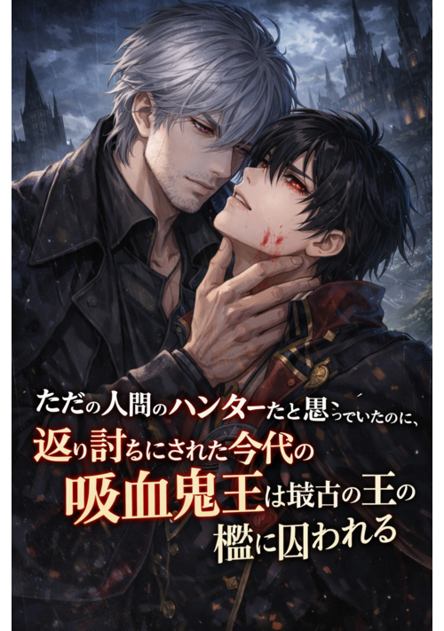 ただの人間のハンターだと思っていたのに、返り討ちにされた今代の吸血鬼王は最古の王の檻に囚われる