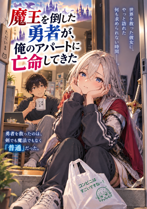 魔王を倒した勇者が、俺のアパートに亡命してきた 表紙