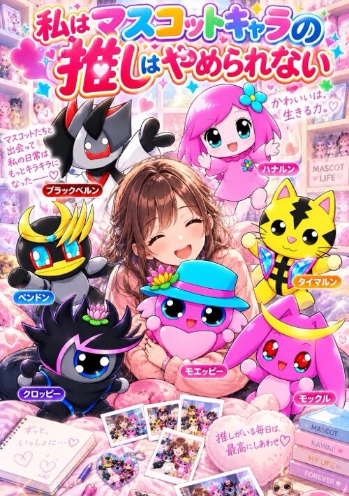 『私はマスコットキャラの推しはやめられない』（矢嶋 優） 表紙