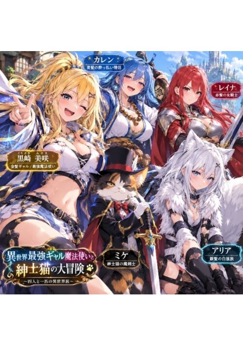 異世界最強ギャル魔法使いと紳士猫の大冒険！！