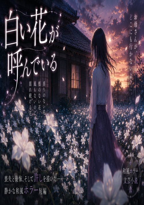 『白い花が呼んでいる』（宵崎誠（よいさき　まこと）） 表紙