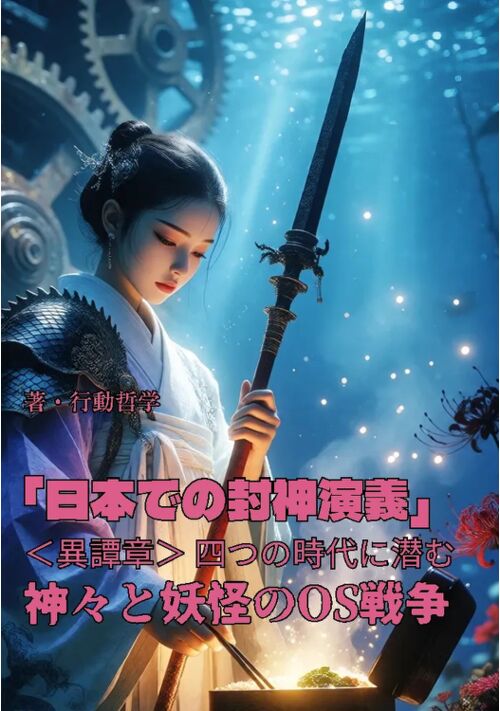 『「日本での封神演義」＜異譚章＞ 四つの時代に潜む神々と妖怪のOS戦争』（行動哲学） 表紙